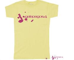 womens logo t-pink on yellow.JPG